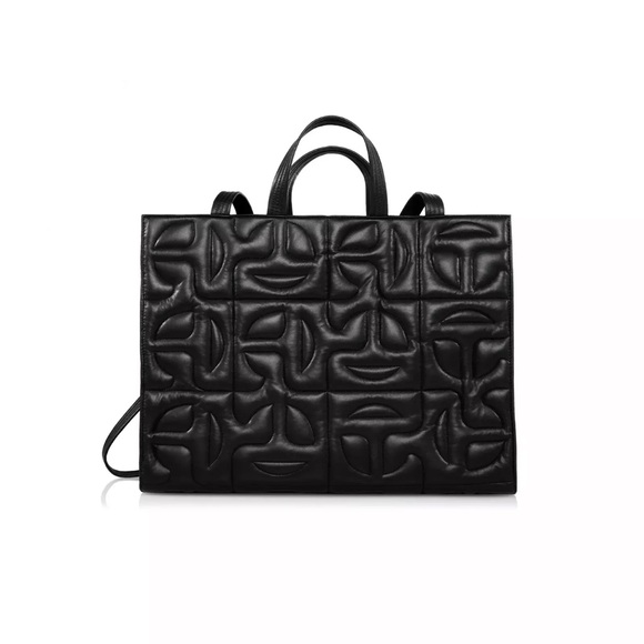 Telfar x Moose Knuckles Large lamb Leather Bag! New with crease - Picture 1 of 15